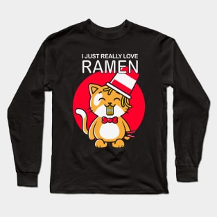 I Just Really Love Ramen Long Sleeve T-Shirt